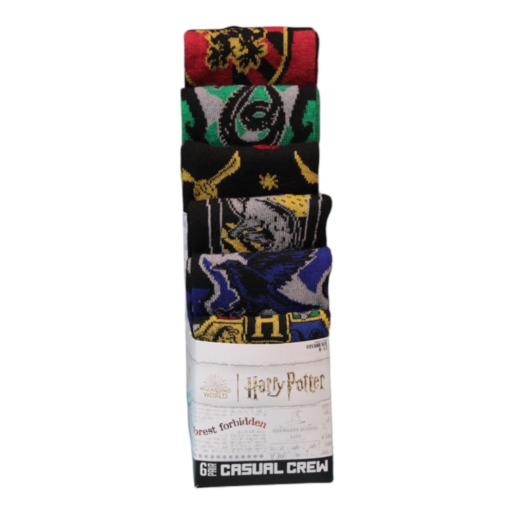 Harry Potter‎ Mens Crew Socks 8-12
